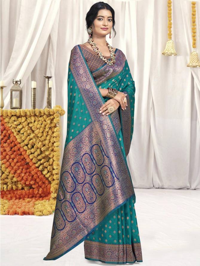 Vindhya By Bunawat Silk Designer Wedding Saree Suppliers In India
